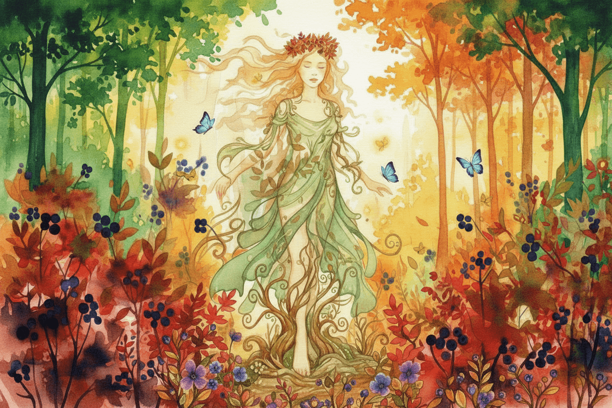 The Legend of Aronia - A woman transformed into healing berries